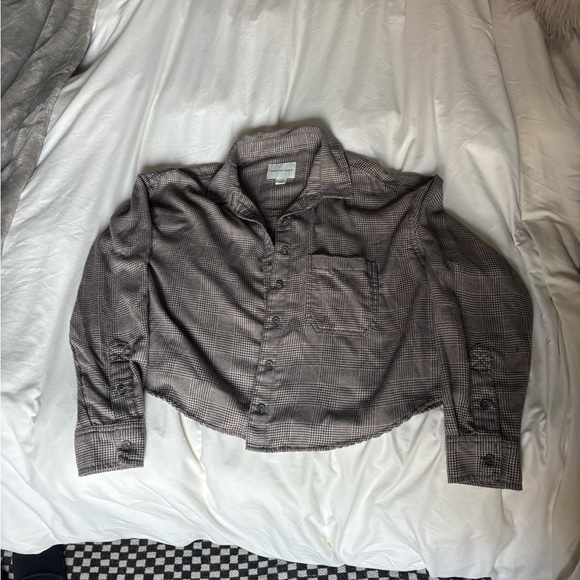 Plaid Button-Up Shirt - Picture 1 of 3